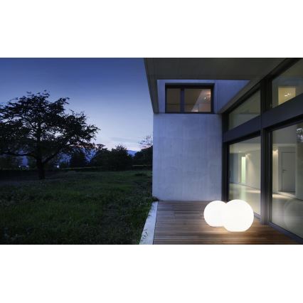 Eglo - Lámpara de pie de exterior 1xE27/40W/230V IP65 ø390