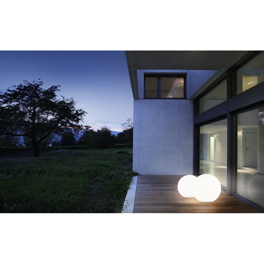 Eglo - Lámpara de pie de exterior 1xE27/40W/230V IP65 ø390