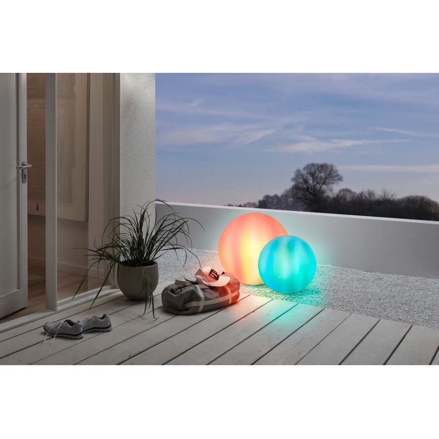 Eglo - Lámpara de pie de exterior 1xE27/40W/230V IP65 ø390