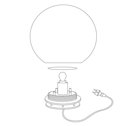 Eglo 98108 - LED RGBW Lámpara exterior MONTEROLO-C LED/9W/230V IP65 pr.600