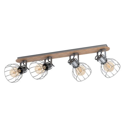 Eglo 98137 - Foco múltiple de techo SAMBATELLO 4xE27/40W/230V