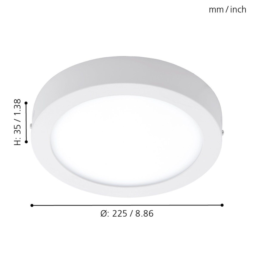 Eglo 98171 - Luminaria LED regulable para exterior ARGOLIS-C LED/16,5W/230V IP44