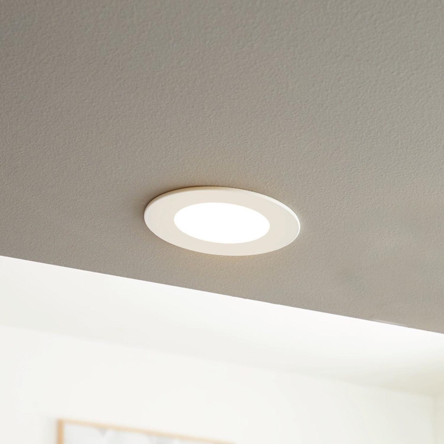Eglo - Luminaria empotrable LED regulable, 5W, 230V, con mando a distancia, Ø 12 cm