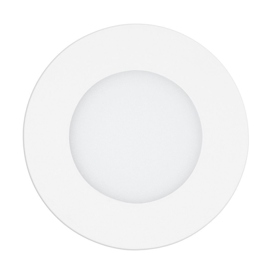 Eglo - Luminaria empotrable LED regulable, 5W, 230V, con mando a distancia, Ø 12 cm