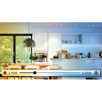 Eglo - Plafón LED regulable LED/24W/230V Ø 45 cm con mando a distancia