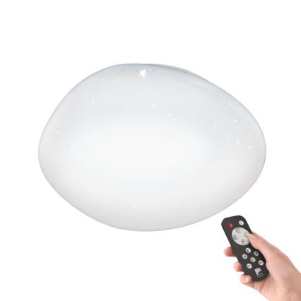 Eglo 98228 - Lámpara de techo LED regulable SILERAS-A LED/36W/230V Ø 60 cm + mando a distancia