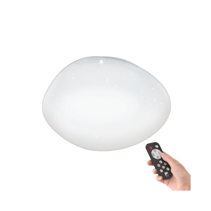 Eglo 98228 - Lámpara de techo LED regulable SILERAS-A LED/36W/230V Ø 60 cm + mando a distancia