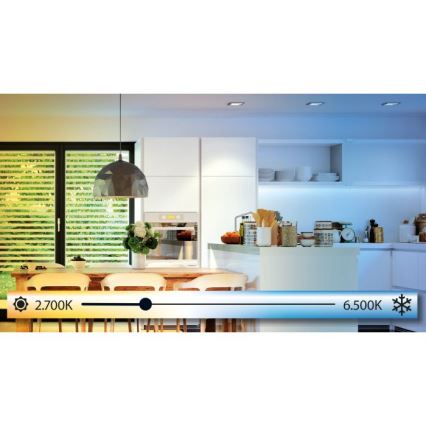 Eglo 98228 - Lámpara de techo LED regulable SILERAS-A LED/36W/230V Ø 60 cm + mando a distancia