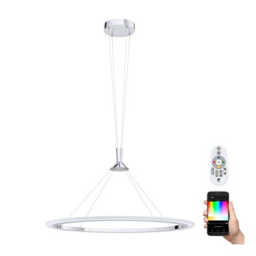 Eglo 98427 - Lámpara colgante LED RGB regulable con cable HORNITOS-C LED/37W/230V + mando a distancia