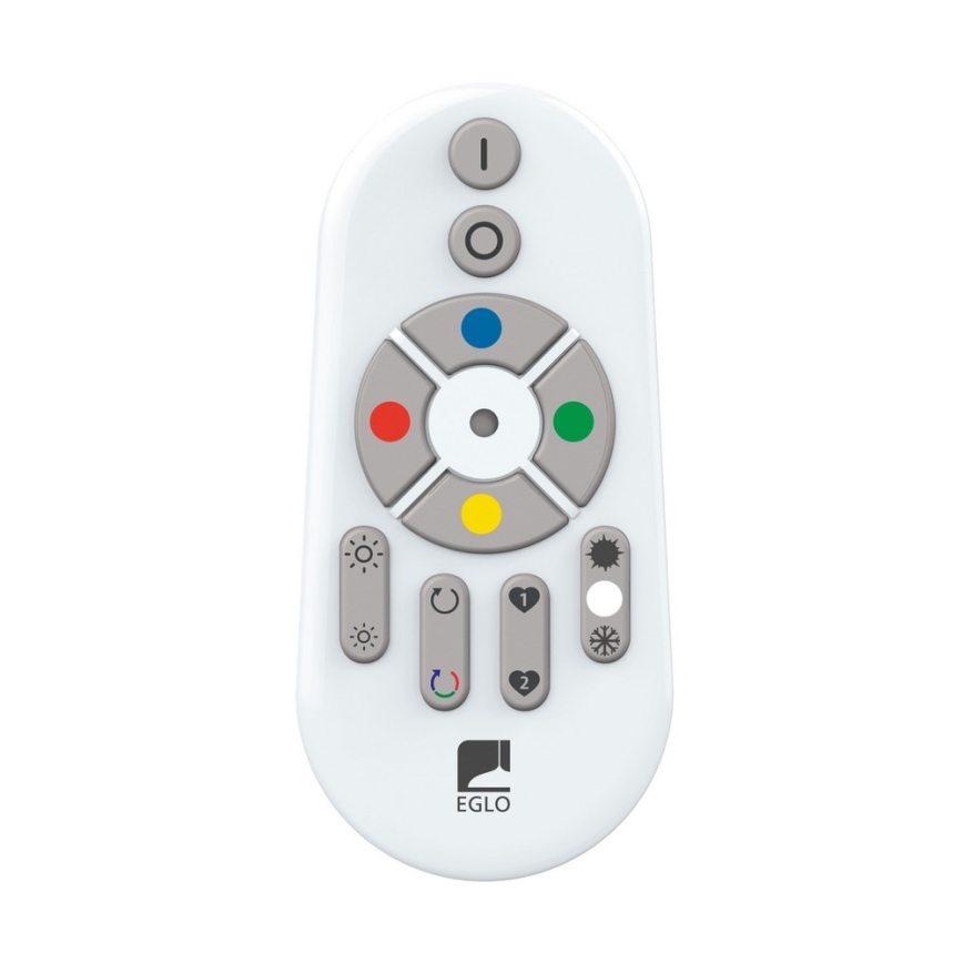 Eglo 98427 - Lámpara colgante LED RGB regulable con cable HORNITOS-C LED/37W/230V + mando a distancia