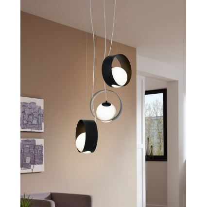Eglo 98441 - Lámpara colgante con cable CAMARGO 3xE14/40W/230V