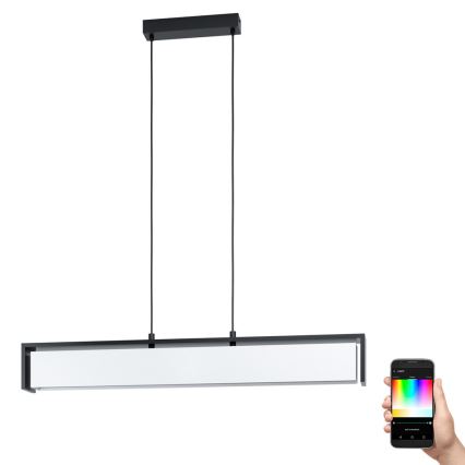 Eglo - Lámpara colgante LED RGB regulable con cable VALDELAGRANO-C LED/33,6W/230V