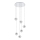 Eglo 98558 - Lámpara colgante LED LICOROTO con suspensión por cable 6xG9/3W/230V