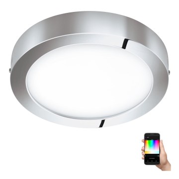 Eglo 98559 - Lámpara de techo LED RGB regulable FUEVA-C LED/21W/230V diámetro 30 cm