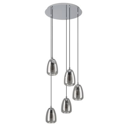 Eglo - Lámpara colgante 5xE27/40W/230V