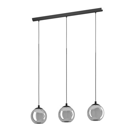 Eglo - Lámpara colgante con cable 3xE27/40W/230V