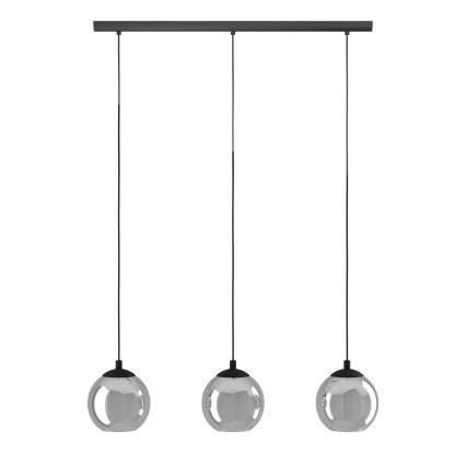 Eglo - Lámpara colgante con cable 3xE27/40W/230V