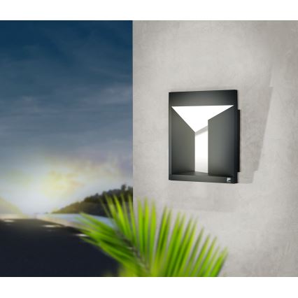 Eglo 98748 - Aplique de pared LED para exterior NEMBRO LED/10W/230V IP54