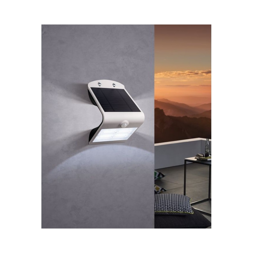 Eglo - LED Luminaria solar con sensor LED/3,2W/3,7V 2000 mAh IP54