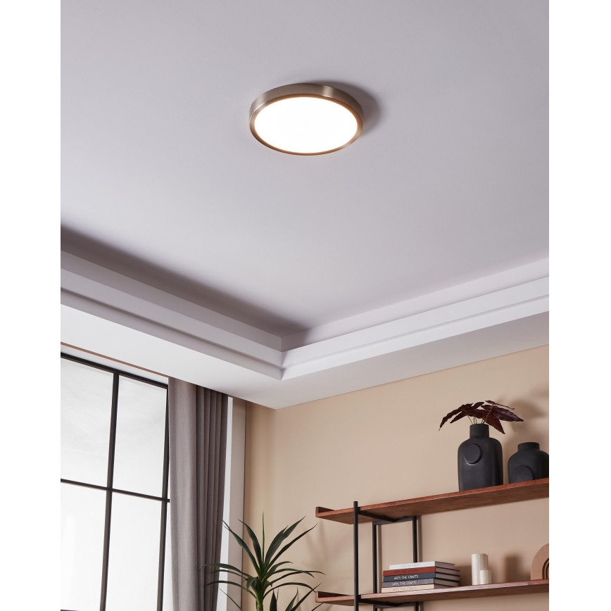 Eglo - Lámpara de techo LED regulable para baño, 19,5W/230V, 2700-6500K, IP44, ZigBee, Ø 28,5 cm