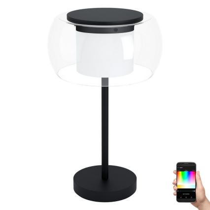 Eglo 99024 - Lámpara de mesa LED RGB regulable BRIAGLIA-C LED/15W/230V