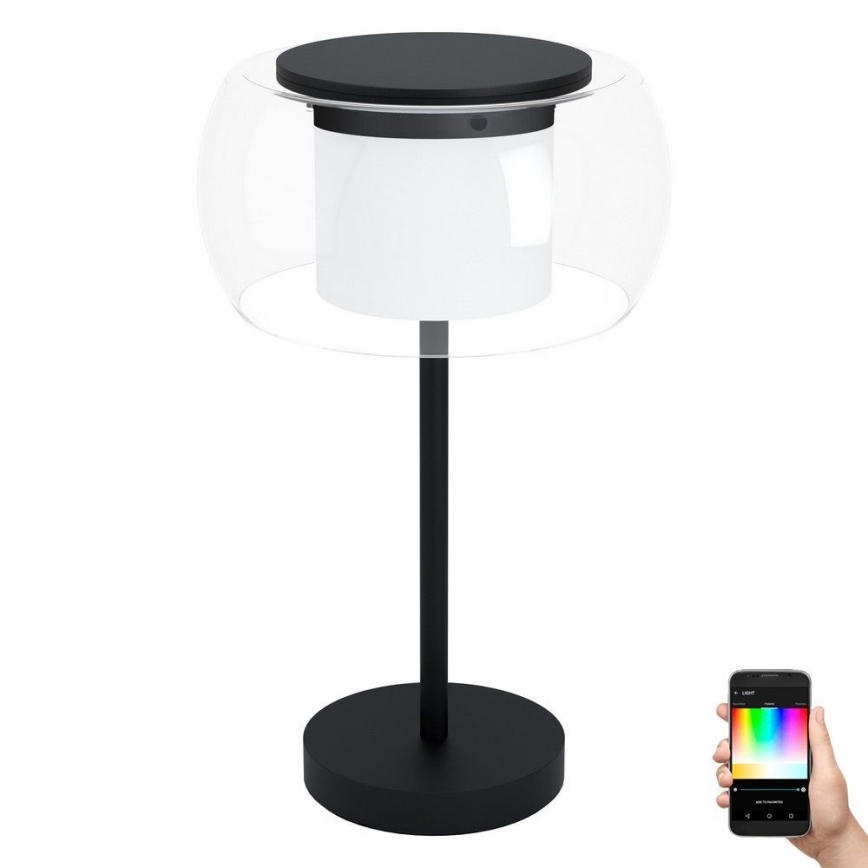 Eglo 99024 - Lámpara de mesa LED RGB regulable BRIAGLIA-C LED/15W/230V