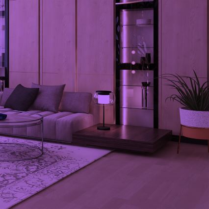 Eglo 99024 - Lámpara de mesa LED RGB regulable BRIAGLIA-C LED/15W/230V