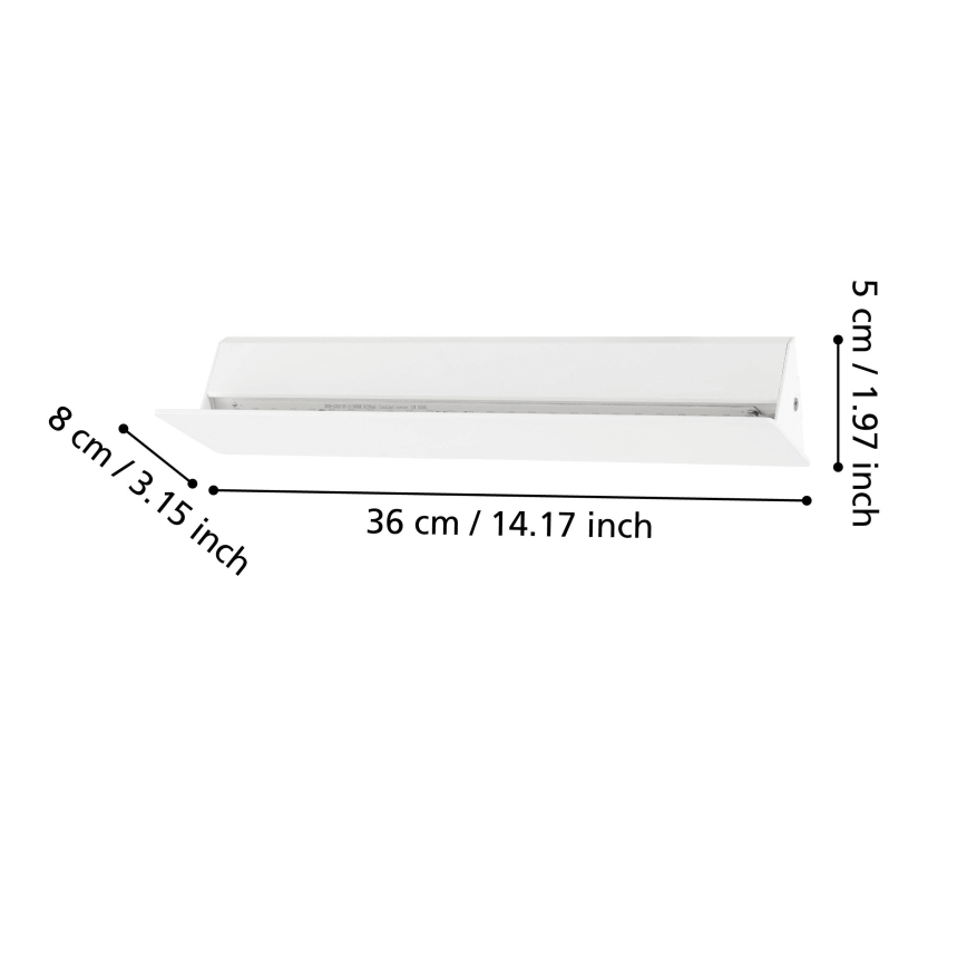 Eglo - Aplique LED LED/12W/230V