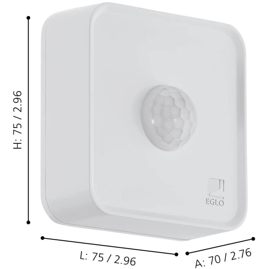 Eglo - Sensor exterior de movimiento y crepúsculo IP44