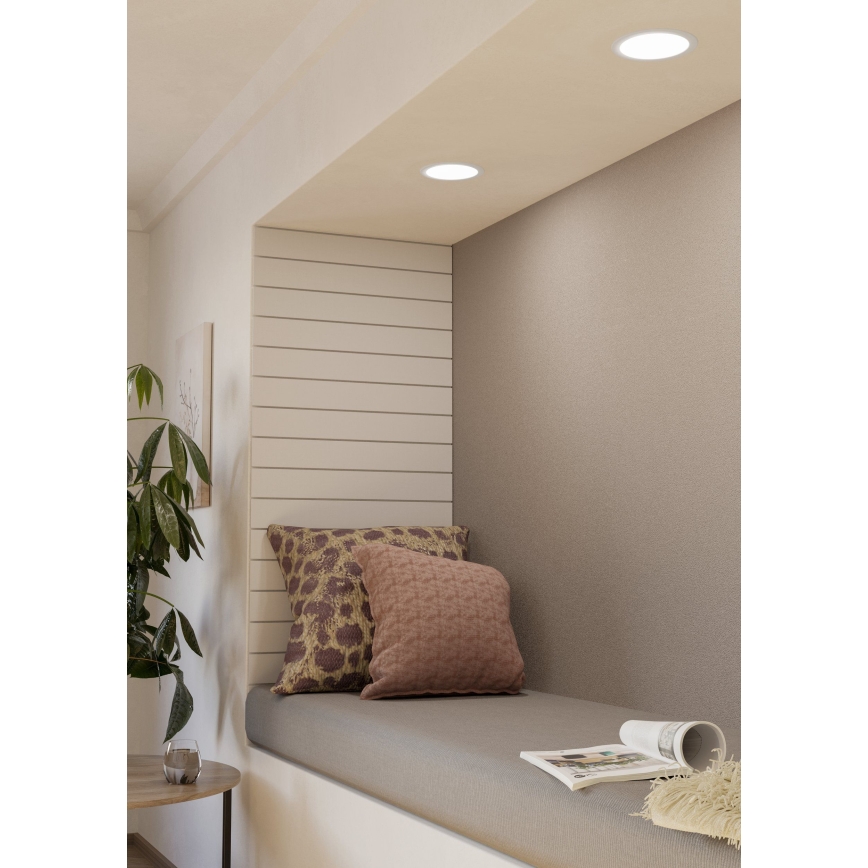 Eglo - Luminaria empotrable LED/10,5 W/230 V, Ø 16,6 cm