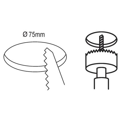 Eglo - Foco empotrado LED LED/2,7W/230V diámetro 8,6 cm