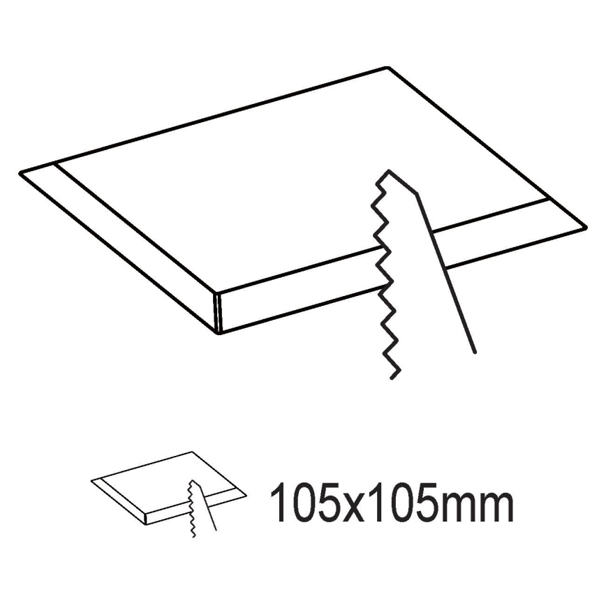 Eglo - Luminaria empotrada de techo LED/5,5W/230V 11,7x11,7 cm