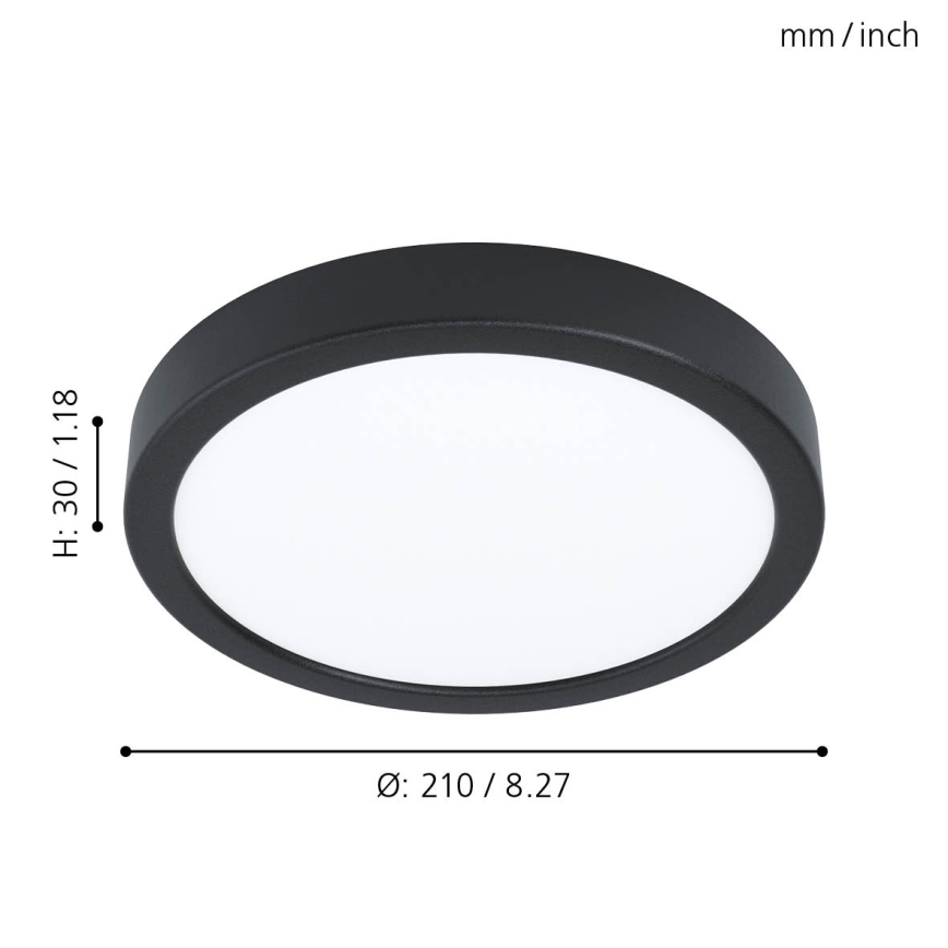 Eglo - Luminaria de techo LED/16,5 W/230 V Ø 21 cm