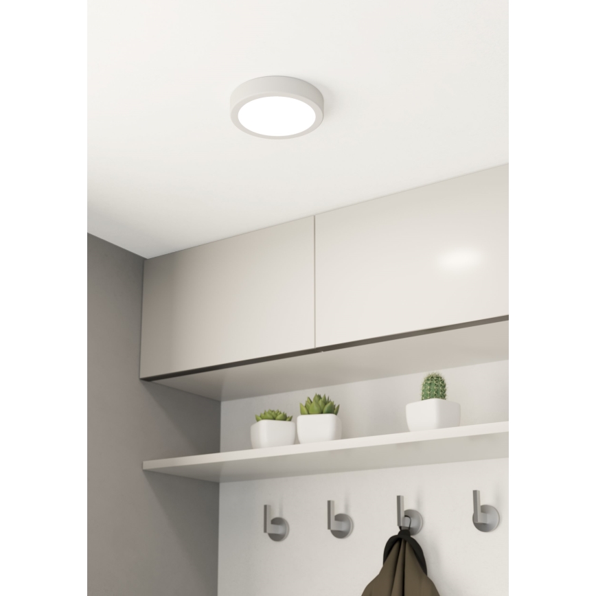 Eglo - Lámpara de techo LED 10,5 W/230 V, diámetro 16 cm