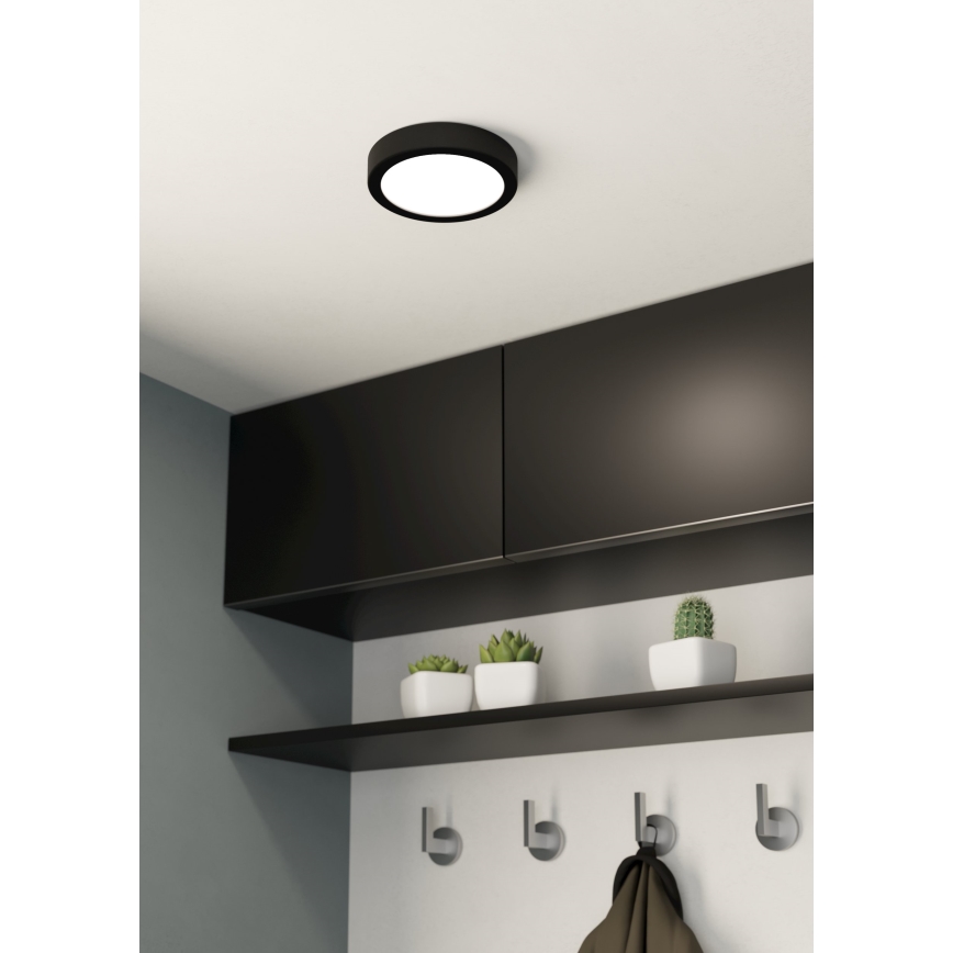 Eglo - Lámpara de techo LED, 10,5 W/230 V, Ø 16 cm