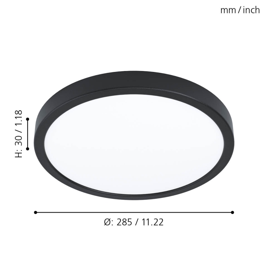 Eglo - Lámpara de techo LED/20W/230V Ø 28,5 cm