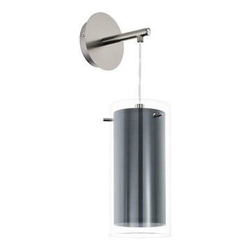 Eglo 99288 - Aplique de pared PINTO TEXTIL 1xE27/16W/230V