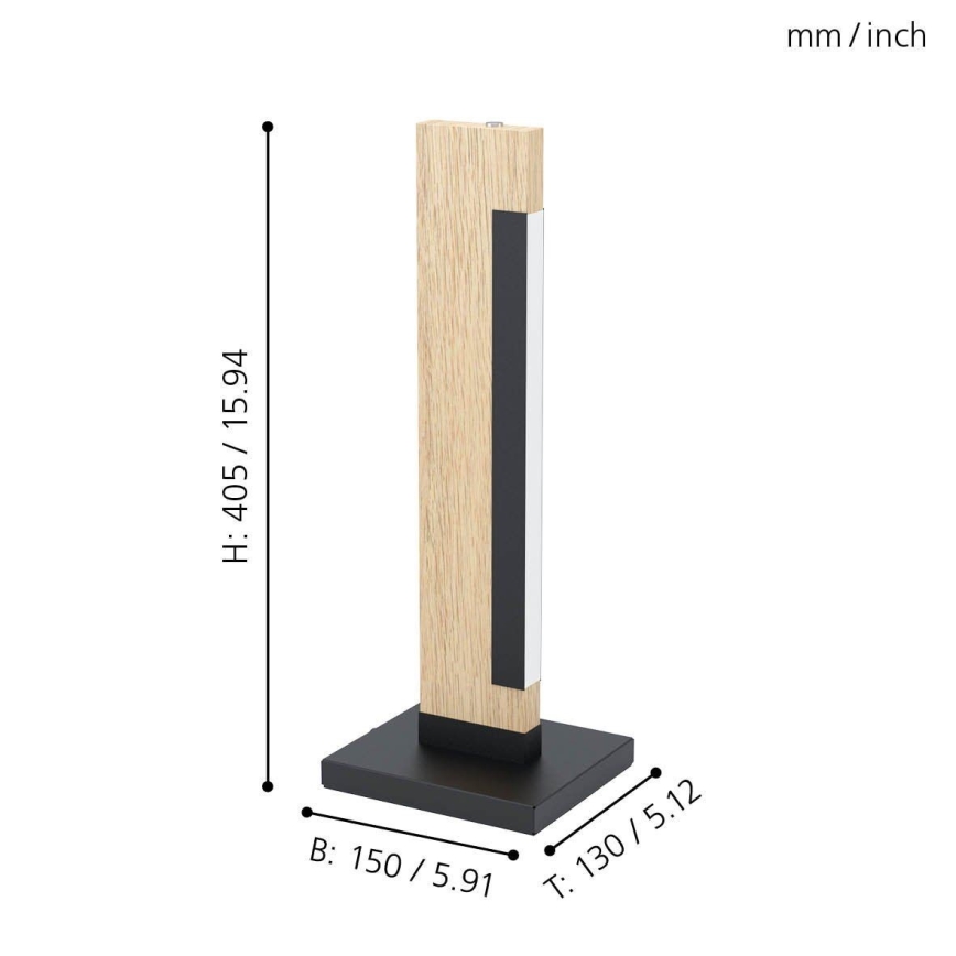 Eglo 99295 - Lámpara de mesa LED regulable CAMACHO LED/6,5W/230V