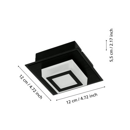 Eglo 99361 - Lámpara de techo LED MASIANO LED/3,3W/230V