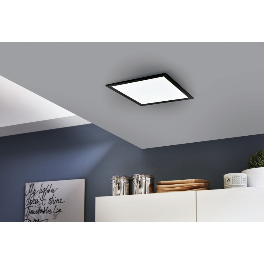 Eglo - LED RGB luminaria de techo regulable SALOBRENA-C LED/16W/230V 30x30 cm + mando a distancia