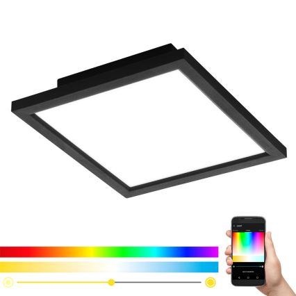Eglo - LED RGB luminaria de techo regulable SALOBRENA-C LED/16W/230V 30x30 cm + mando a distancia