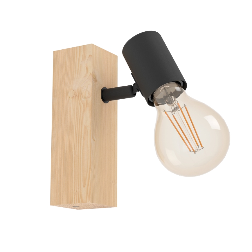 Eglo - Foco de pared TOWNSHEND 1xE27/10W/230V