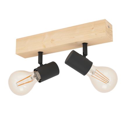 Eglo - Foco TOWNSHEND 2xE27/60W/230V