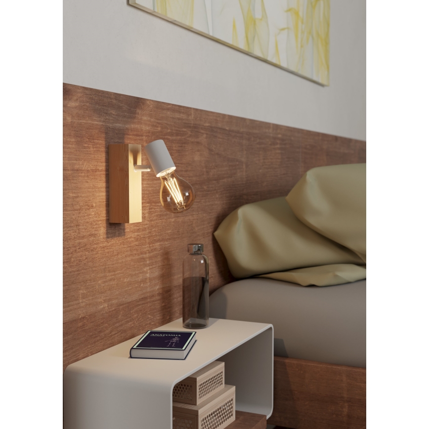 Eglo - Foco de pared TOWNSHEND 1xE27/10W/230V