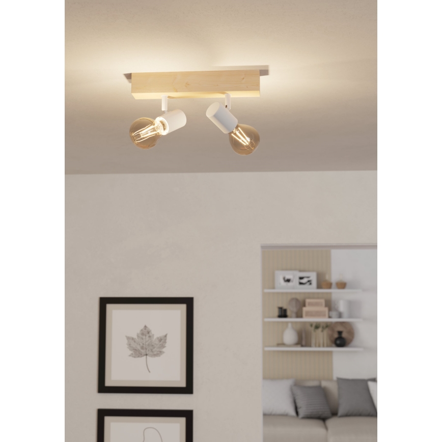 Eglo - Foco TOWNSHEND 2xE27/60W/230V