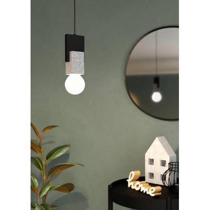 Eglo 99531 - Lámpara colgante con cable LOBATIA 1xE27/40W/230V