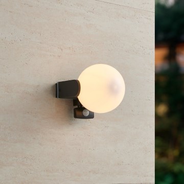 Eglo 99573 - Aplique exterior con sensor RUBIO 1xE27/15W/230V IP44