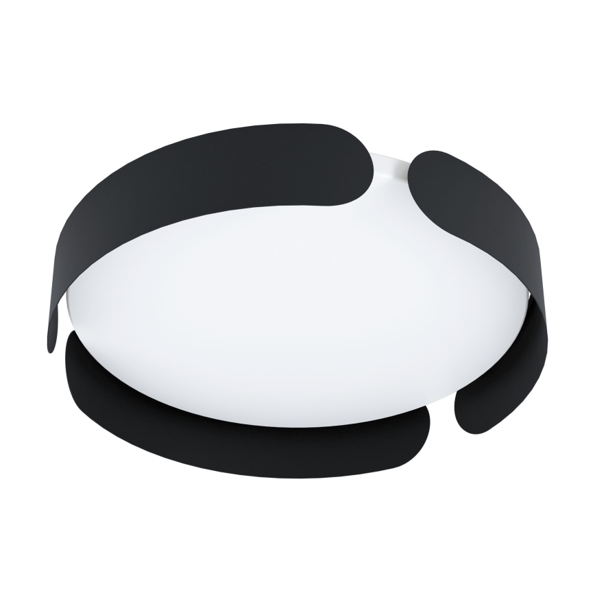Eglo - Lámpara de techo LED/20W/230V Ø 37 cm negro