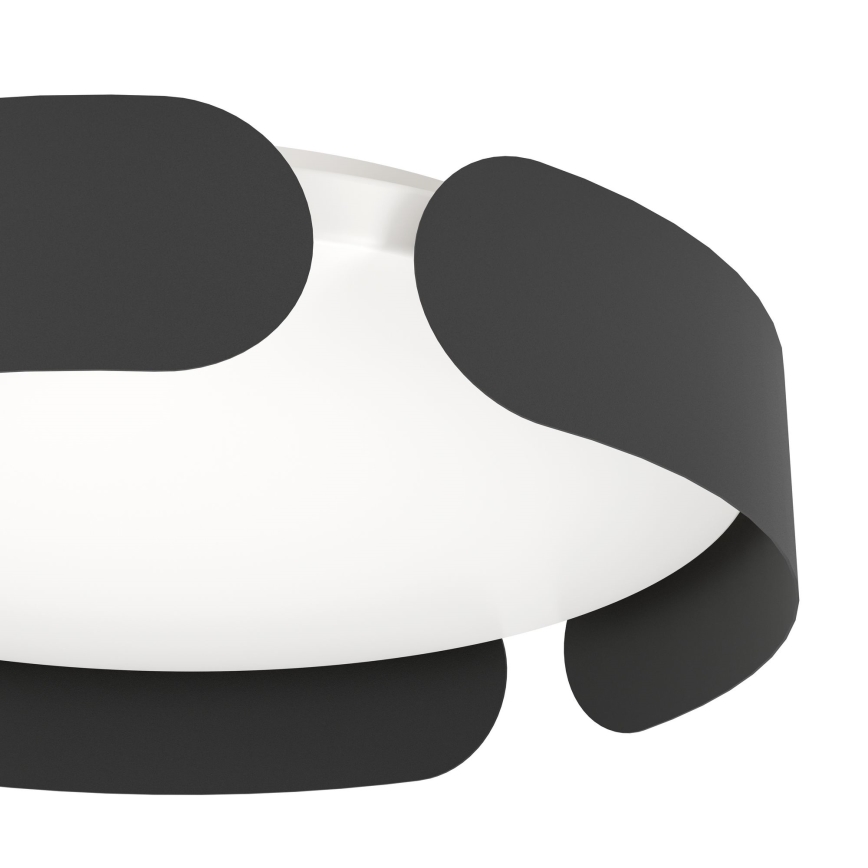 Eglo - Lámpara de techo LED/20W/230V Ø 37 cm negro