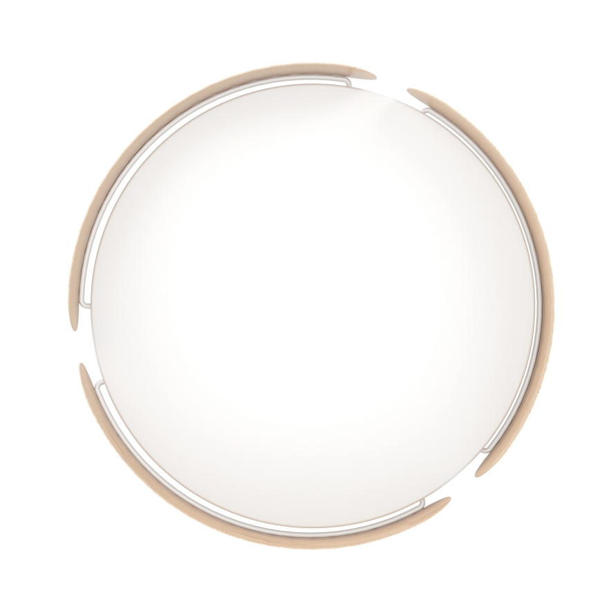 Eglo - Plafón de techo LED/20W/230V Ø 37 cm beige